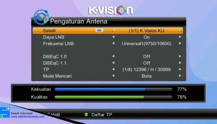 K Vision C-band di Telkom 4